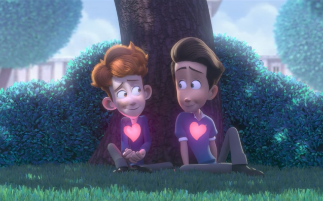 Adorable animated film about a gay school boy's crush goes viral Adorable animated film about a gay school boy's crush goes viral