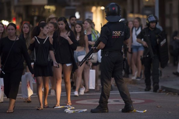 Catalan police identify three of shot terrorists after Barcelona attack Catalan police identify three of shot terrorists after Barcelona attack