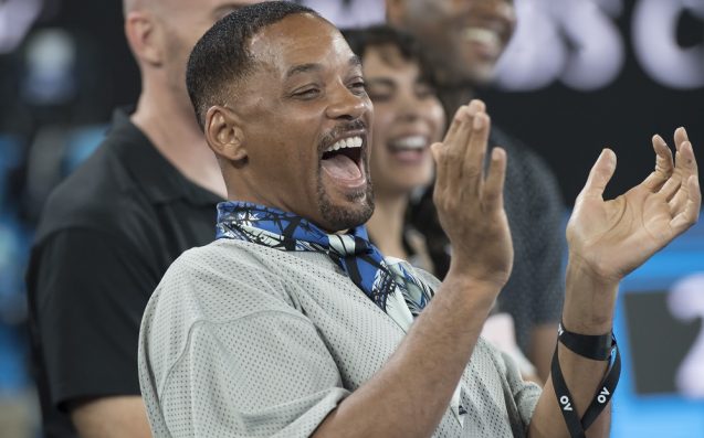 Will Smith Watches Kyrgios Beat Tsonga, the Aussie Kid's Dream Will Smith Watches Kyrgios Beat Tsonga, the Aussie Kid's Dream