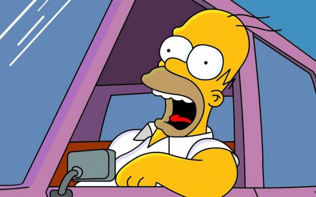 'Homer Simpson' pulled over by police in Milton Keynes 'Homer Simpson' pulled over by police in Milton Keynes